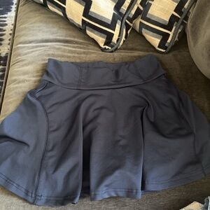 Navy Blue Skater Skirt